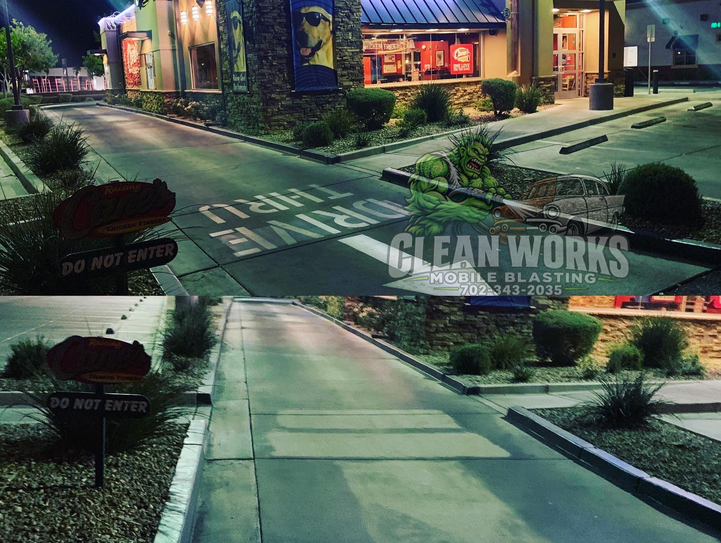 Commercial Concrete — Surface Cleaning