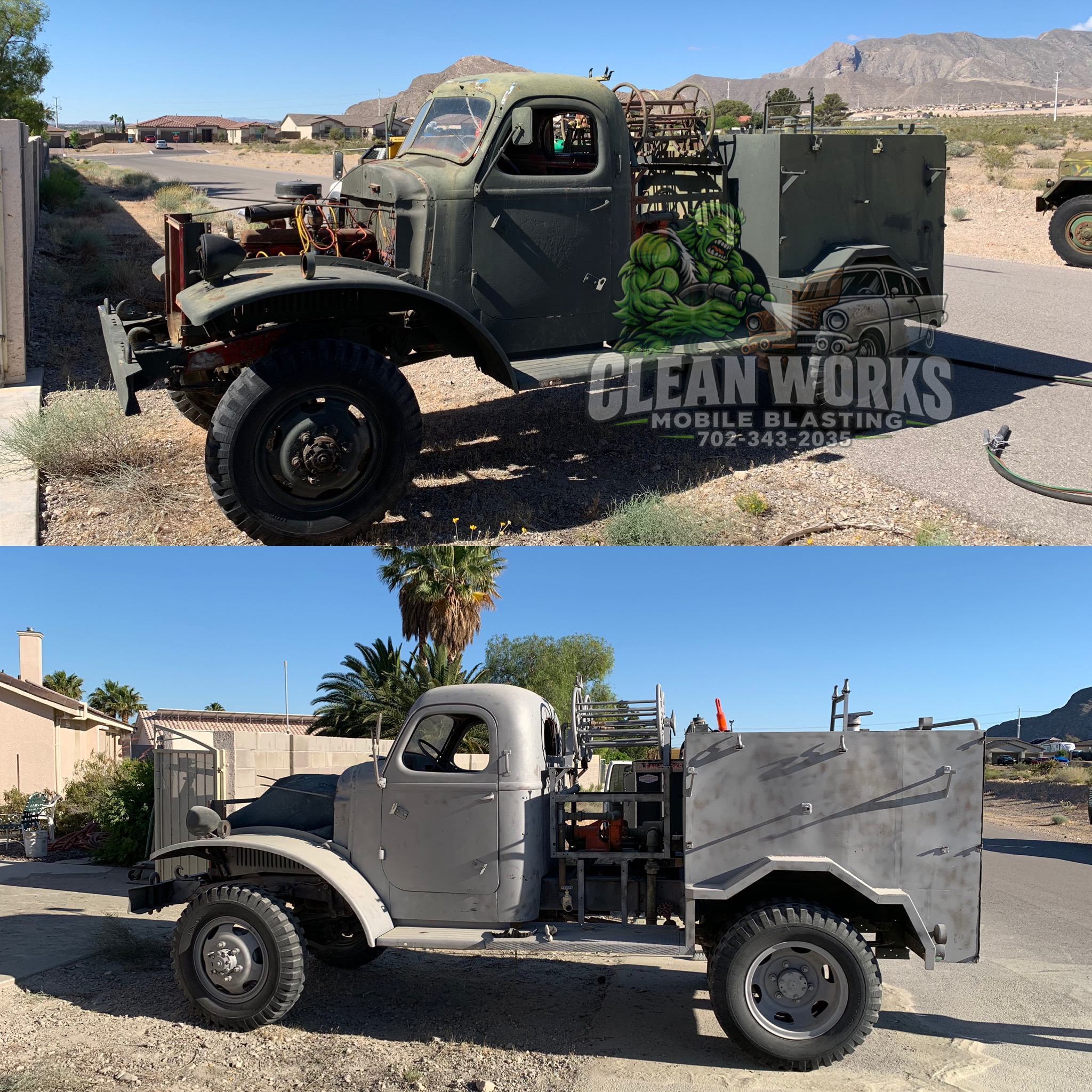 Vintage Trucks — After Blasting